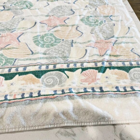 Vintage JCPenney Collection Bath Towel & 2 Hand Towels Coastal Beachy - Picture 3 of 10